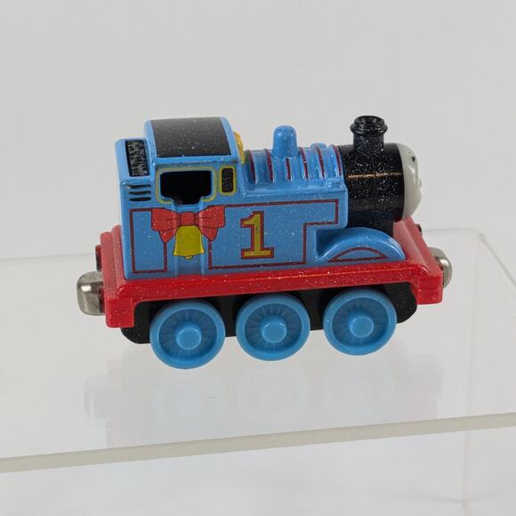 Thomas Tank Engine Toy Train Holiday Christmas Diecast Take Along 2002 Learning - Picture 3 of 8